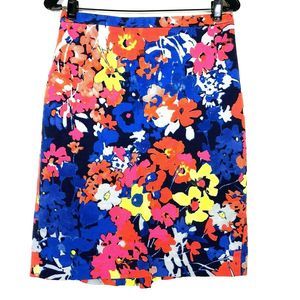 LOFT | Floral Print Pencil Skirt